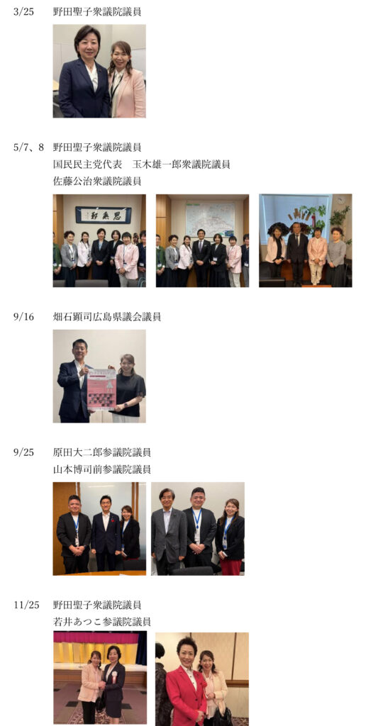 2025年アドボカシー活動